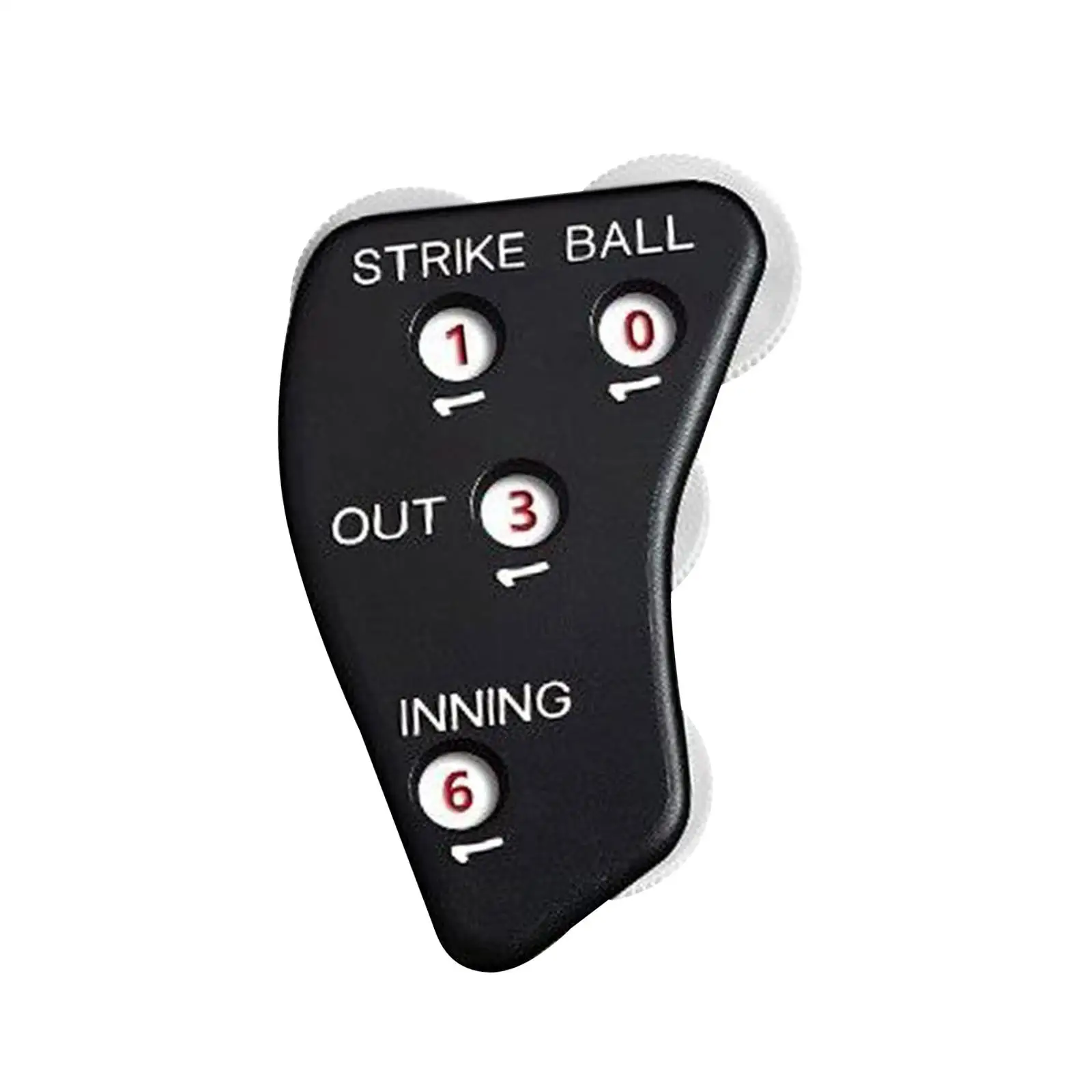 Baseball Umpire , Baseball Umpire Equipment 8cmx6cm Score Counter Black Softball Umpire Gear Indicator for Ball Strike Pocket