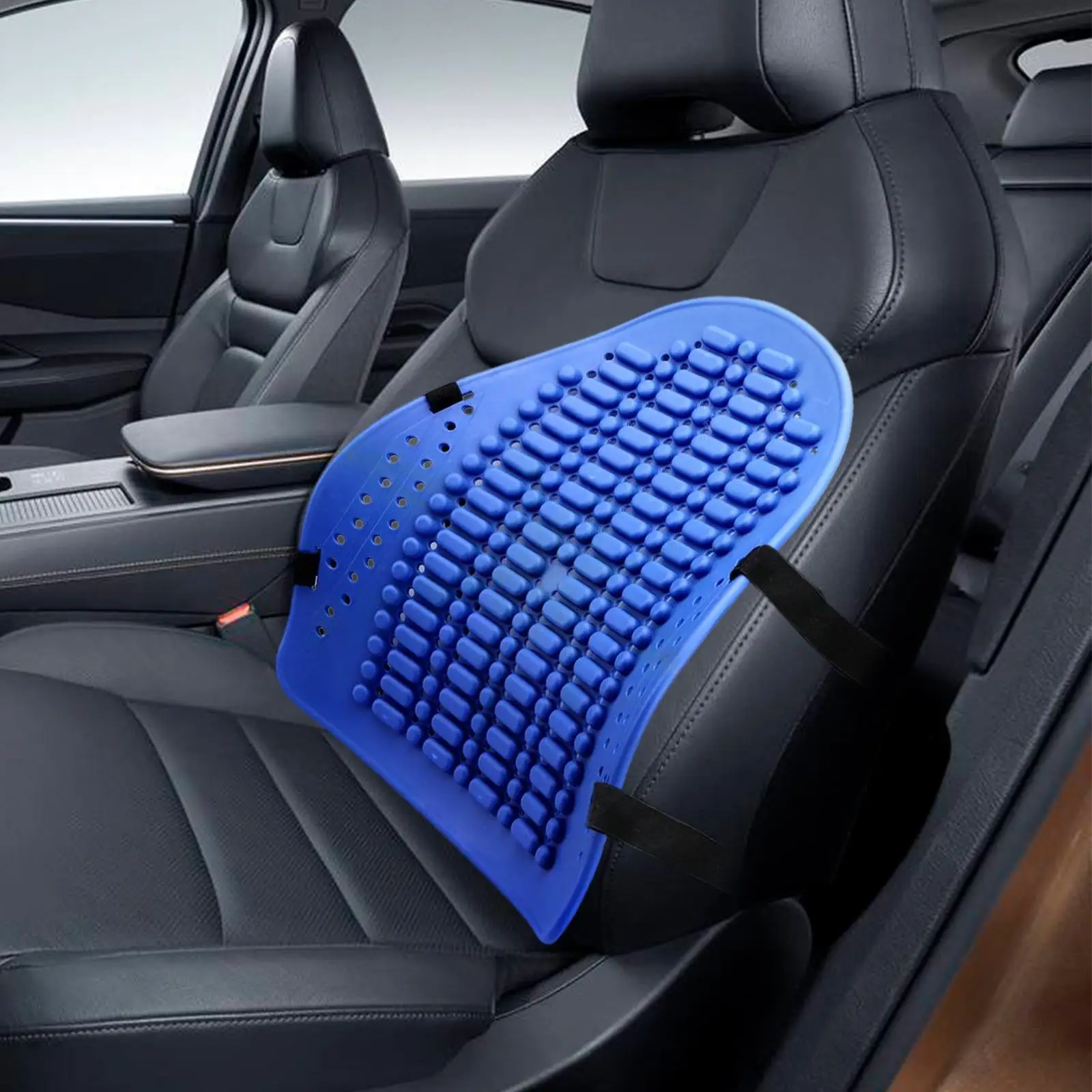 Car Back Support Pillow Support Adjustable Straps Backrest Breathable for car