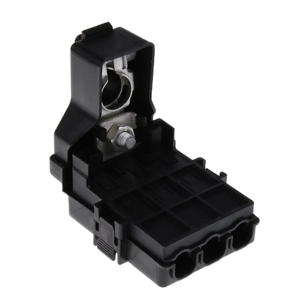 32V Fuse Box Holder Automotive Car Battery 3 Way Screw Down Fuse Box Holder Block Terminals for ANS ANF ANG Fuse