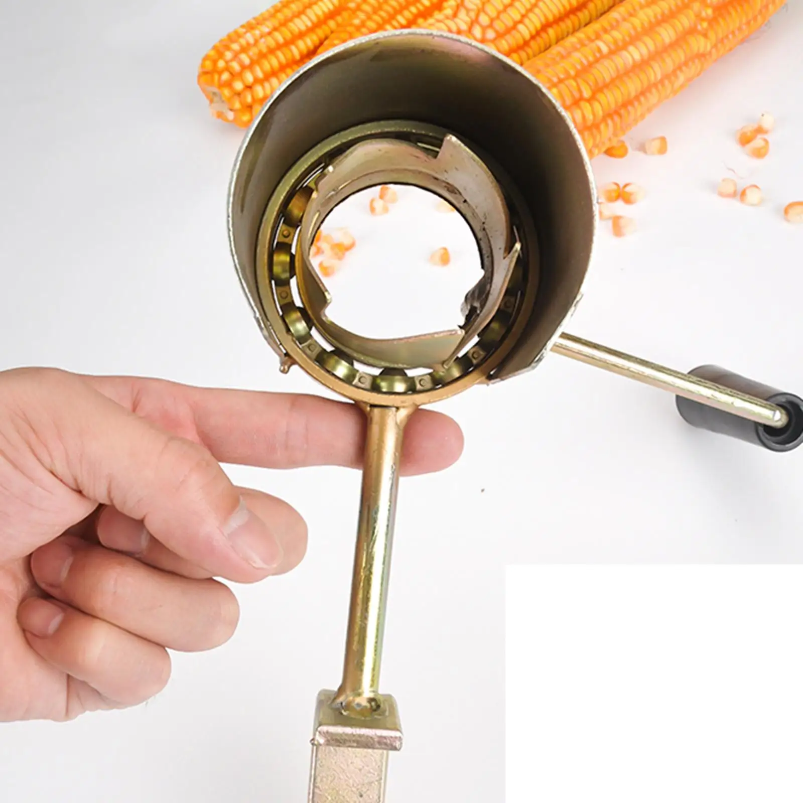 Cornhusking Protective Handle Multifunction Measuring Stripping Remover Tool COB Corn Corn Thresher for Home Restaurant Kitchen