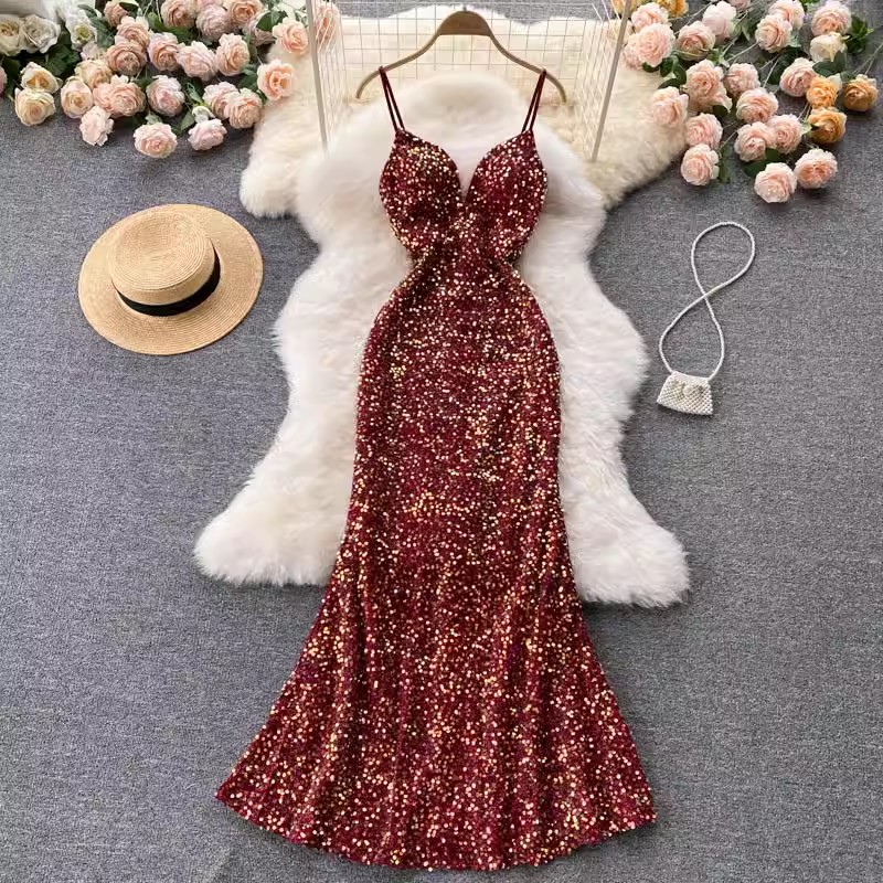 Vestidos de casamento elegantes para convidados femininos,