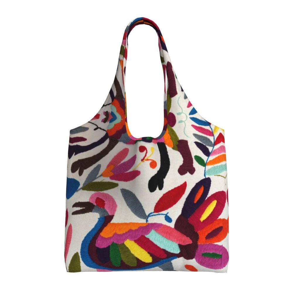 Compras, Têxtil Floral Tradicional, Bolsa De Ombro