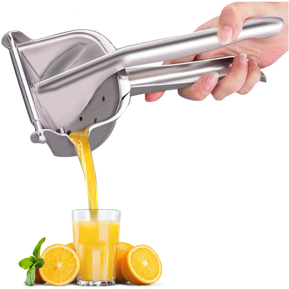 Description Picture 4 of itemPortable Lemon Squeezer Stainless Steel Manual Citrus Juicer Fresh Orange Juice Extractor Hand Free Citrus Squeezer Kitchen Tool