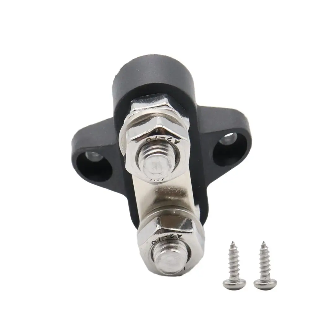5/16 `` DC 48V battery power & ground-insulated stainless steel bolt connection