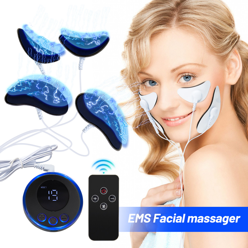 Best of EMS Facial Massager Eye Face Lift Skin Tightening Anti-Wrinkle V-Shaped Face Muscle Stimulator Beauty Devic Reviews & Tips