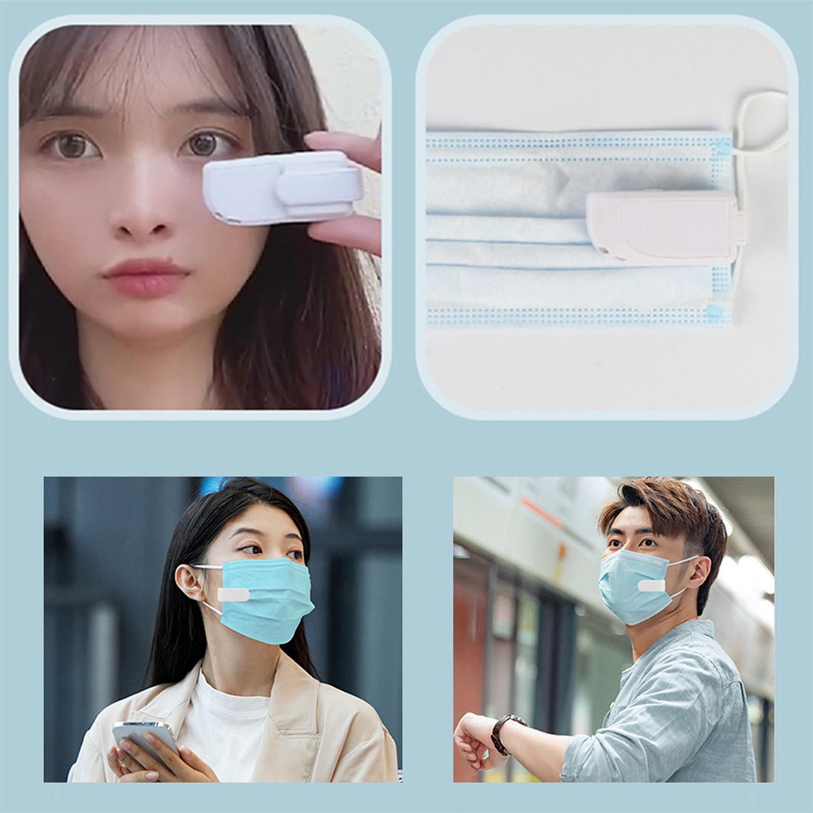 Mini Face Mask Fan Discharges Heat and Fog Fan with Clip for Face Mask for Running Sports Kids