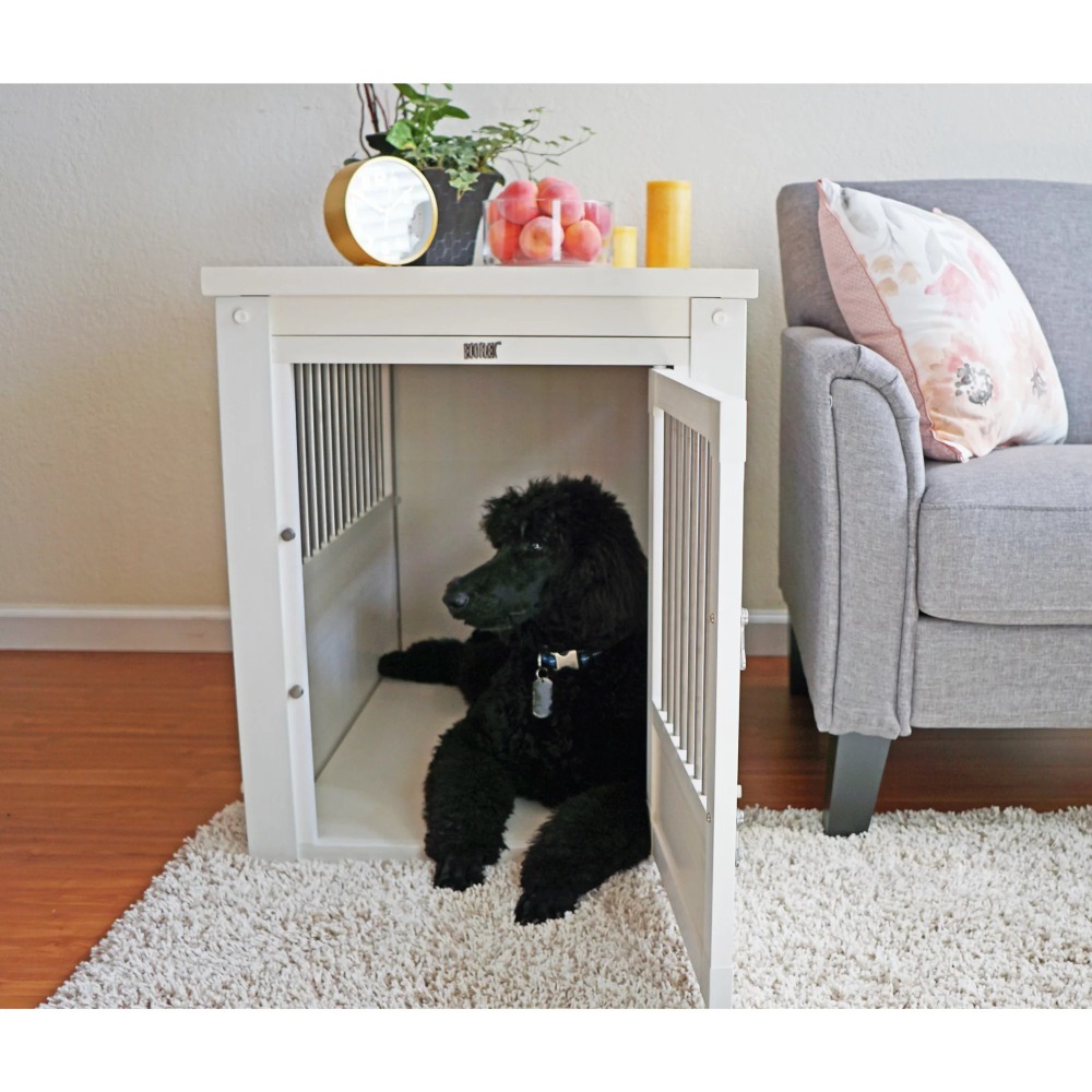 Title 1, Dog Crate End Table - Antique White Large Free ...