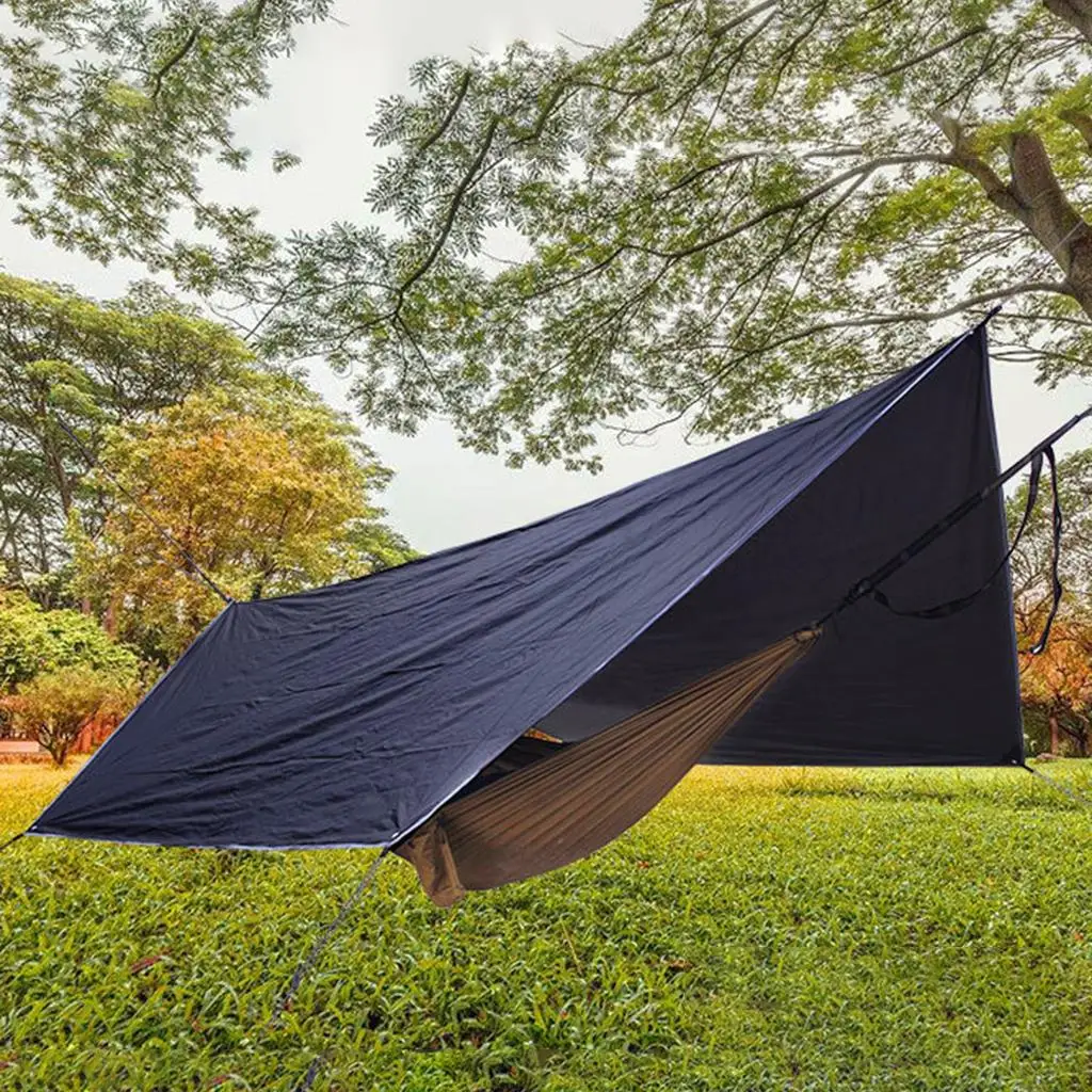 Waterproof hammock tent tarp camping shelter tarpaulin with