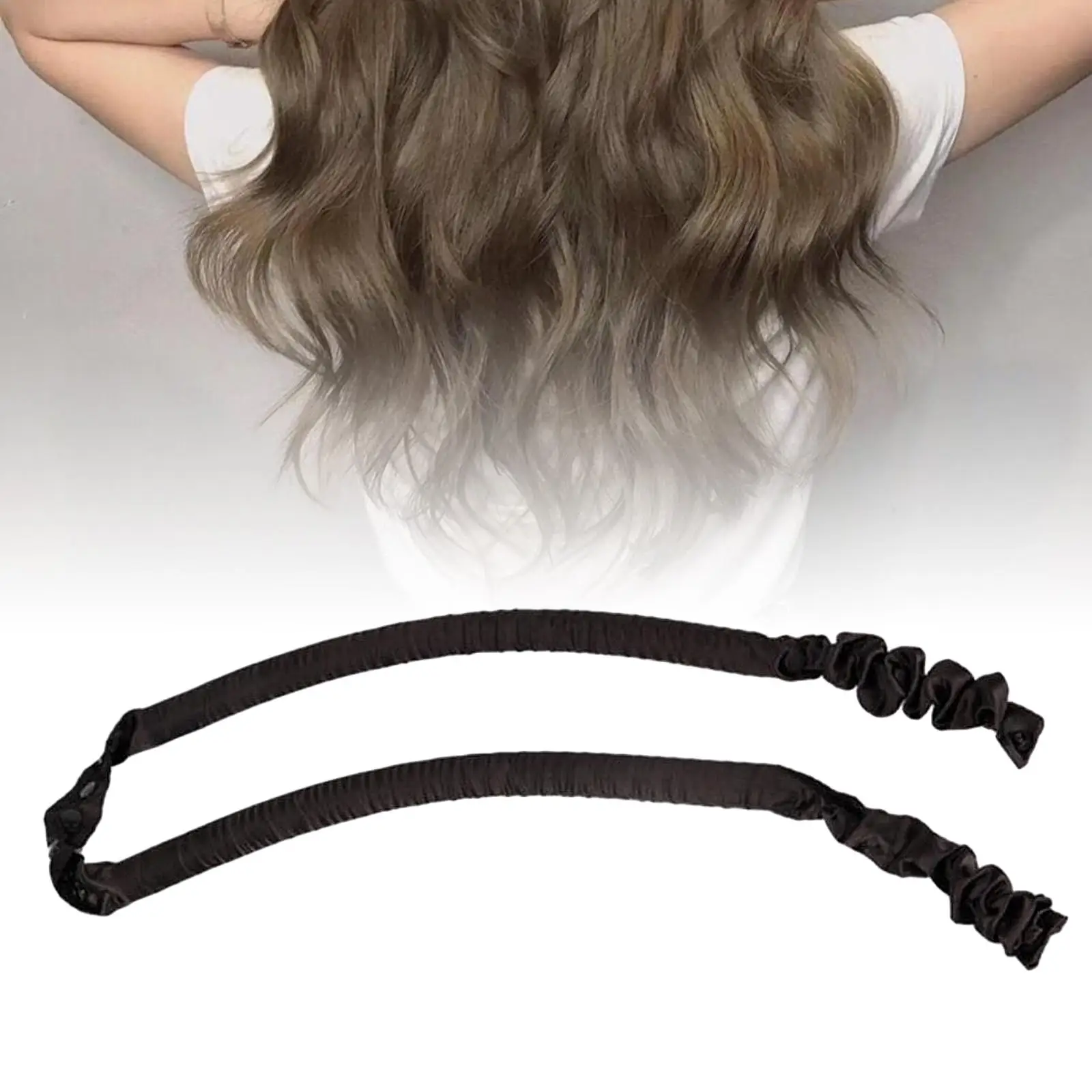 Sleeping Heatless Curling Rod Headband ,Hair Curler Ribbon Hair Rollers, Lazy Soft Waves Hair Styling Tools, No  Curls Girl
