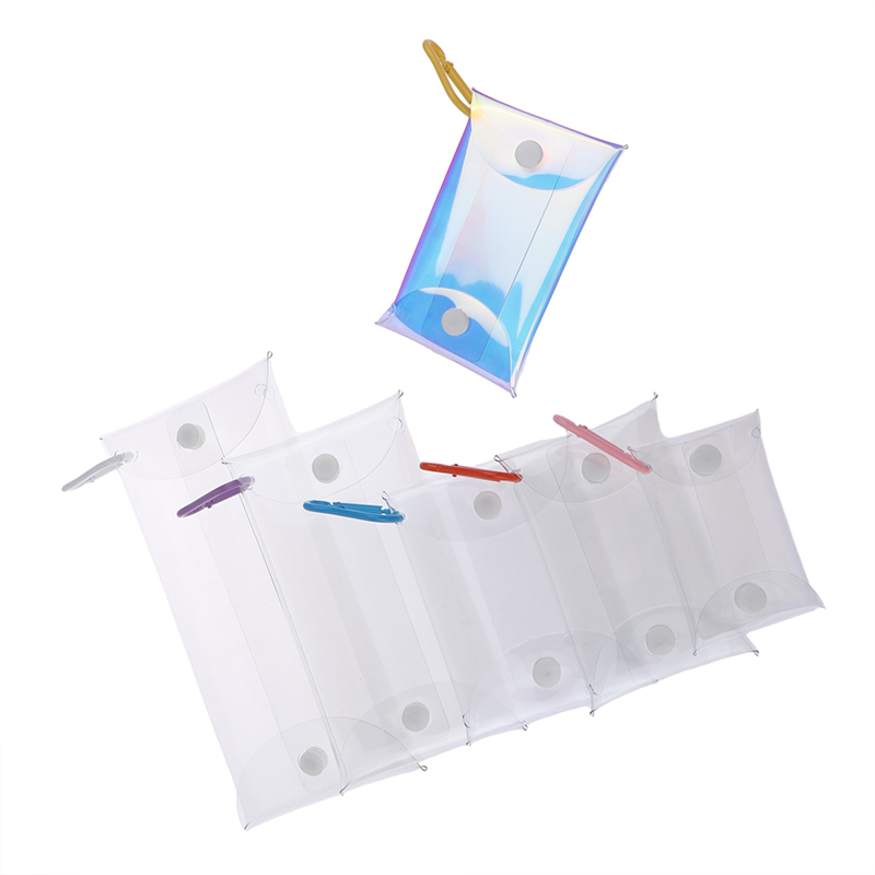 Mini Anime Puppe Display Tasche Transparent Geldbörse Schlüsselbund Anhänger Quadratische Tasche Organizer Schlüssel Lippenstift Kopfhörer Lagerung Tasche – Detail 2
