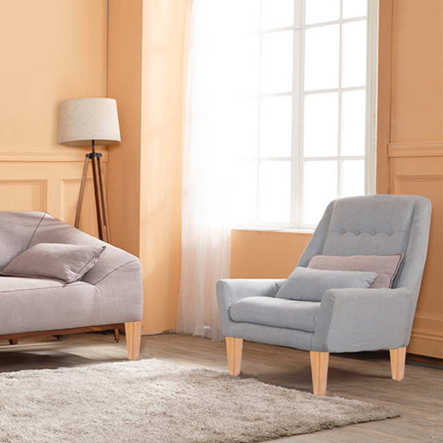 Gambe Per Mobili In Rovere Massello - 4 Pezzi, 10 Cm, Con Piastre Di Montaggio E Viti - Foto 8