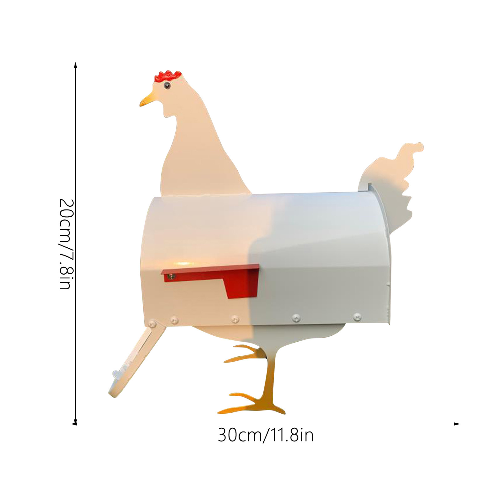 Металлический Железный коробок для письма с изображением курицы,  вертикальное украшение с изображением животных, газон для двора, сада,  одуванчика, декор для курицы, фермы, художественный Декор | AliExpress