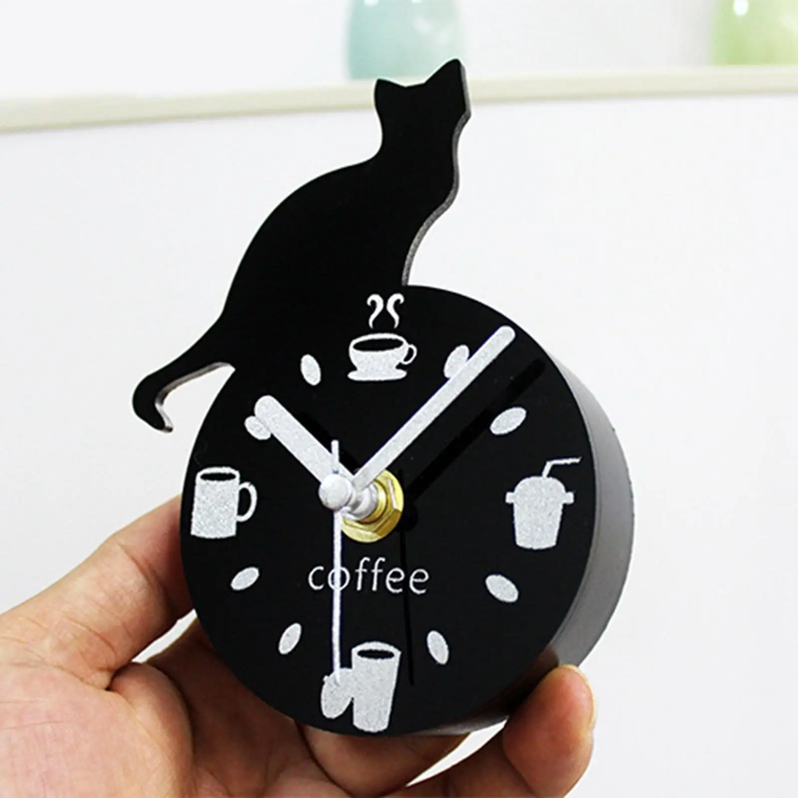 3D Refrigerator Clock Fridge Stickers Creative for Kitchen Decor