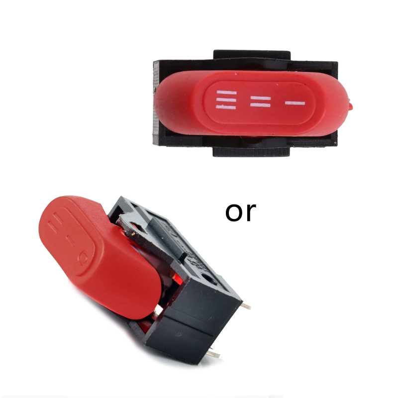 Description Picture 2 of itemBlack Red Wind Speed Control Button   3 Positions 3Pin  for Hair Dryer (Black/Red)