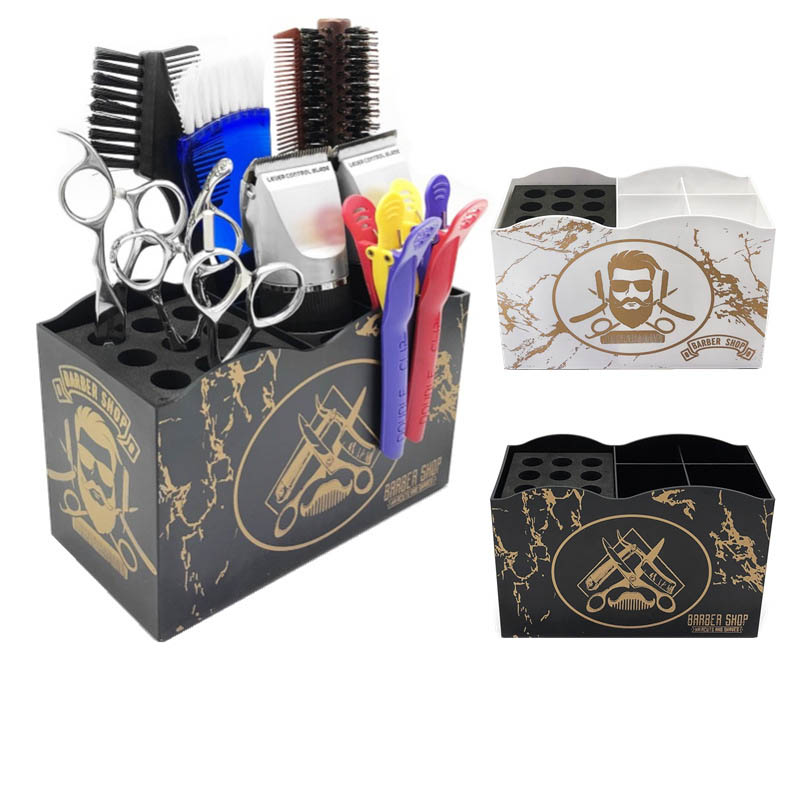 Best of Barbershop Hairdressing Tools Storage Box Hair Scissors Combs Clips Holder Large Capacity Rack Organizer Salon Tools Accessories Reviews & Tips