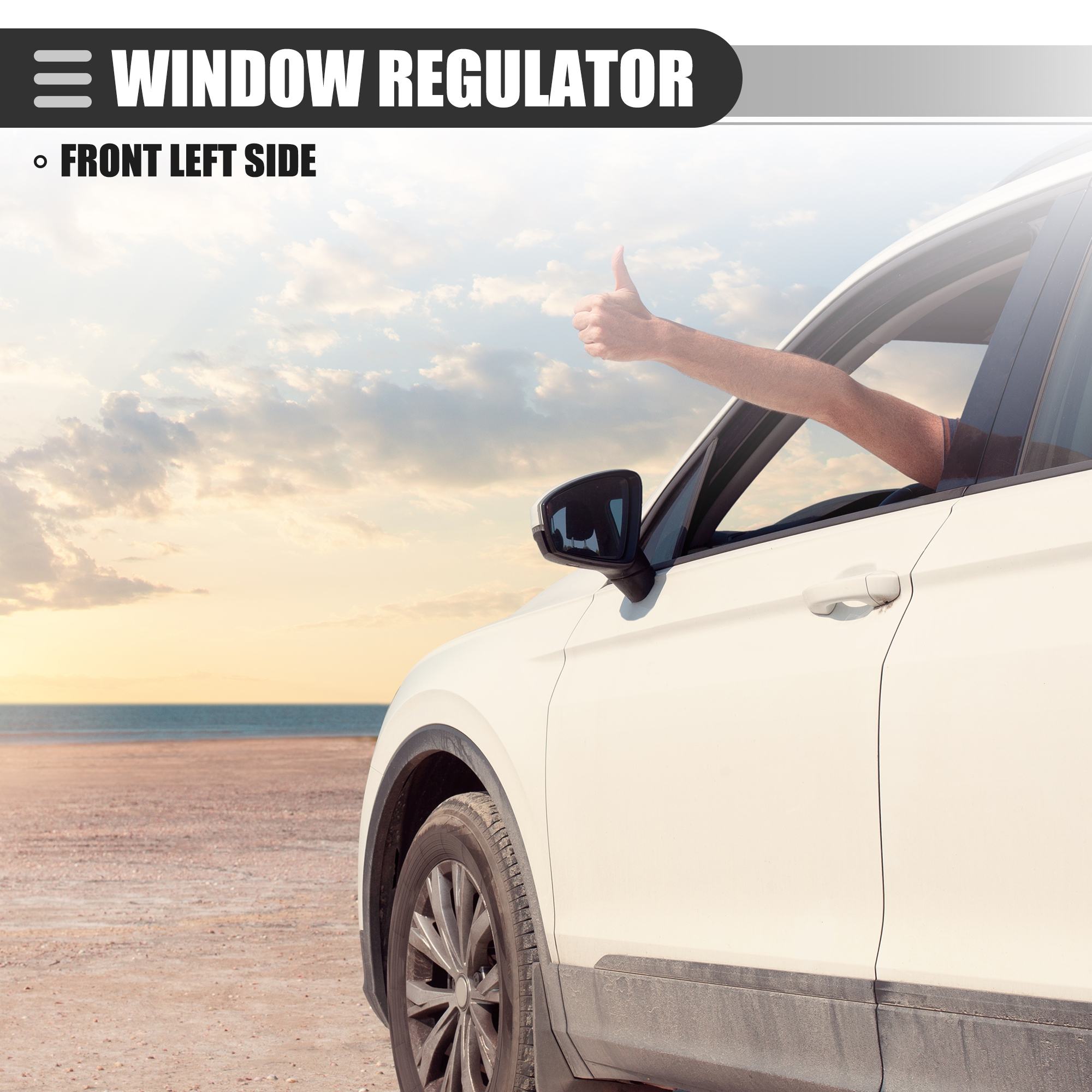 Uxcell vorne links rechts Fensterheber baugruppe für Fiat 1,4 1.5l 2000-2012 Nr. 68070267ac 68070266ac – Detail 1
