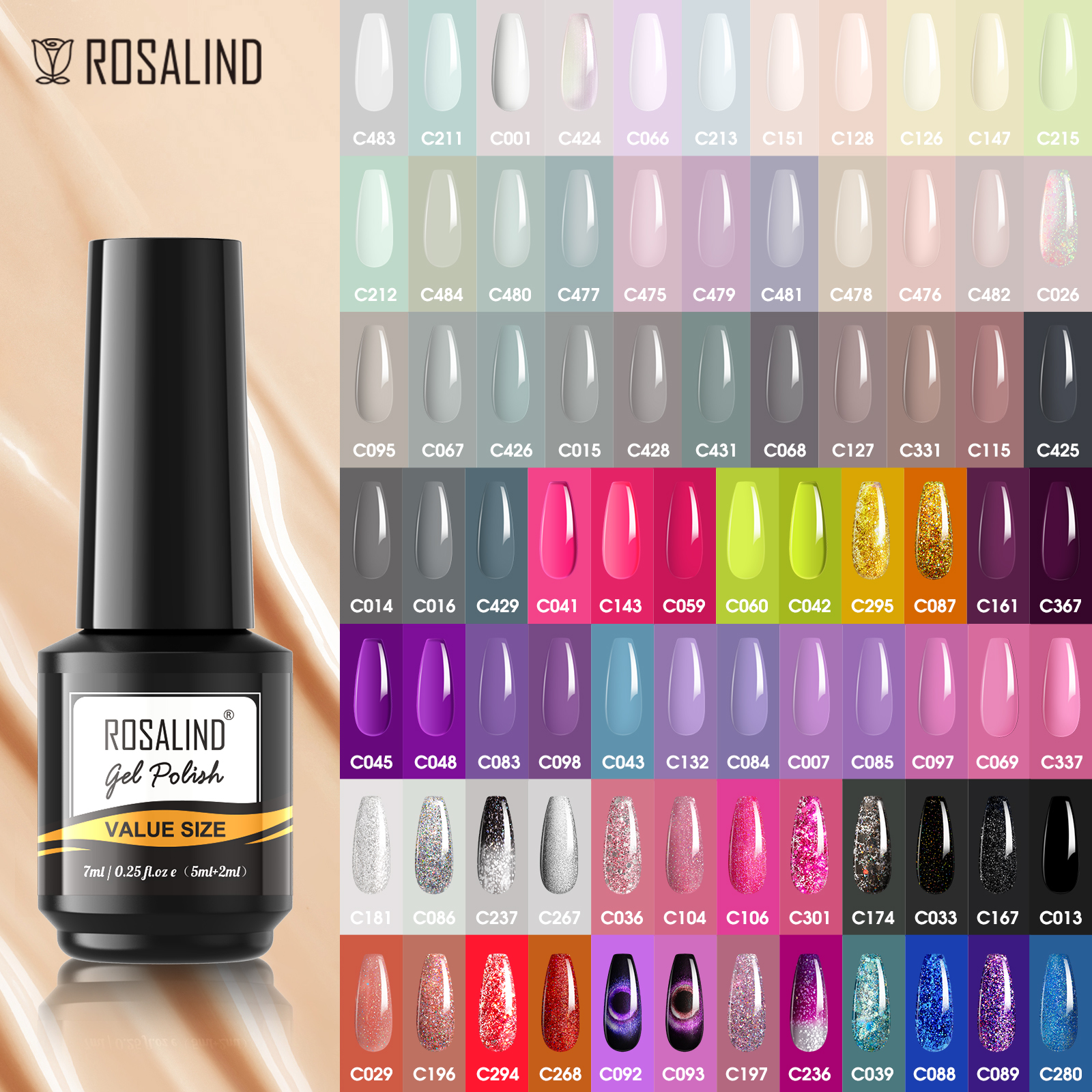 Best of ROSALIND Nail Gel Polish Hybrid Varnishes All For Manicure Nails Art Base Top Coat UV Lamp Vernis Semi Permanent Varnishes Reviews & Tips