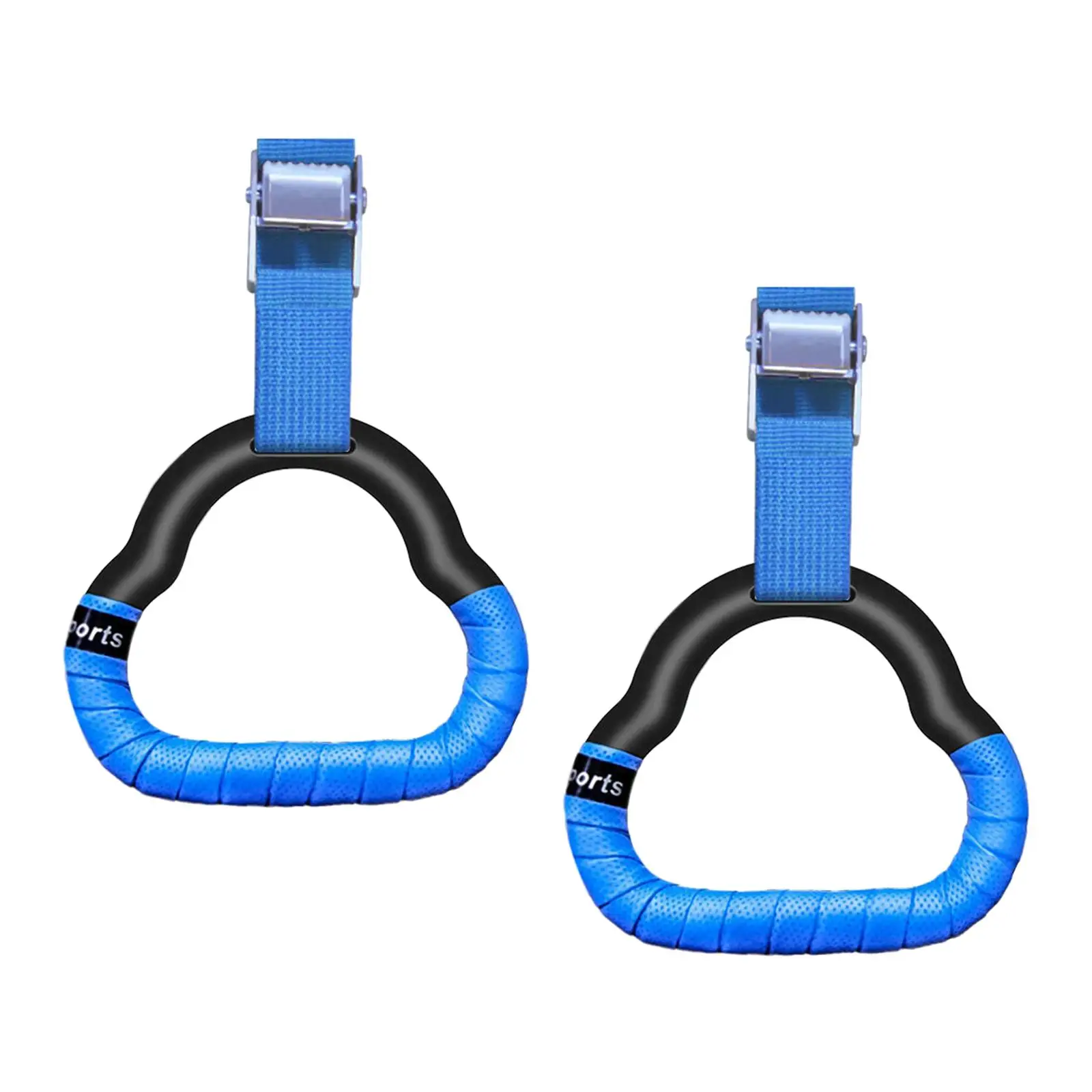Gymnastics Rings Children Adjustable Straps Buckles Exercise Rings Strength Training Gym Ring for Fitness Equipment Home Gym