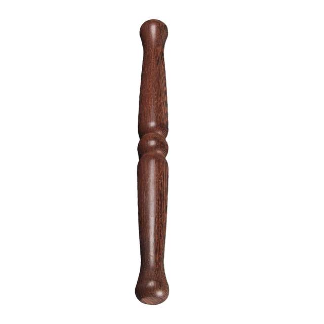 Solid Wood Tai Ruler Fitness Bar Qigong Straight Wushu Stick Polished Smooth for Training