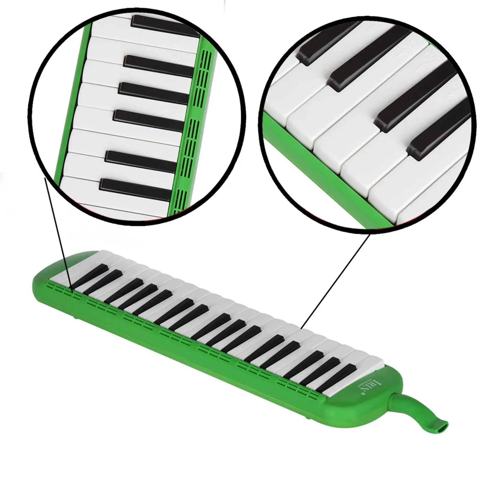 37 Keys Melodica Easy to Learn with Carrying Bag, Mouthpieces Tube Set Beautiful Sound Musical Instrument for Music Learning