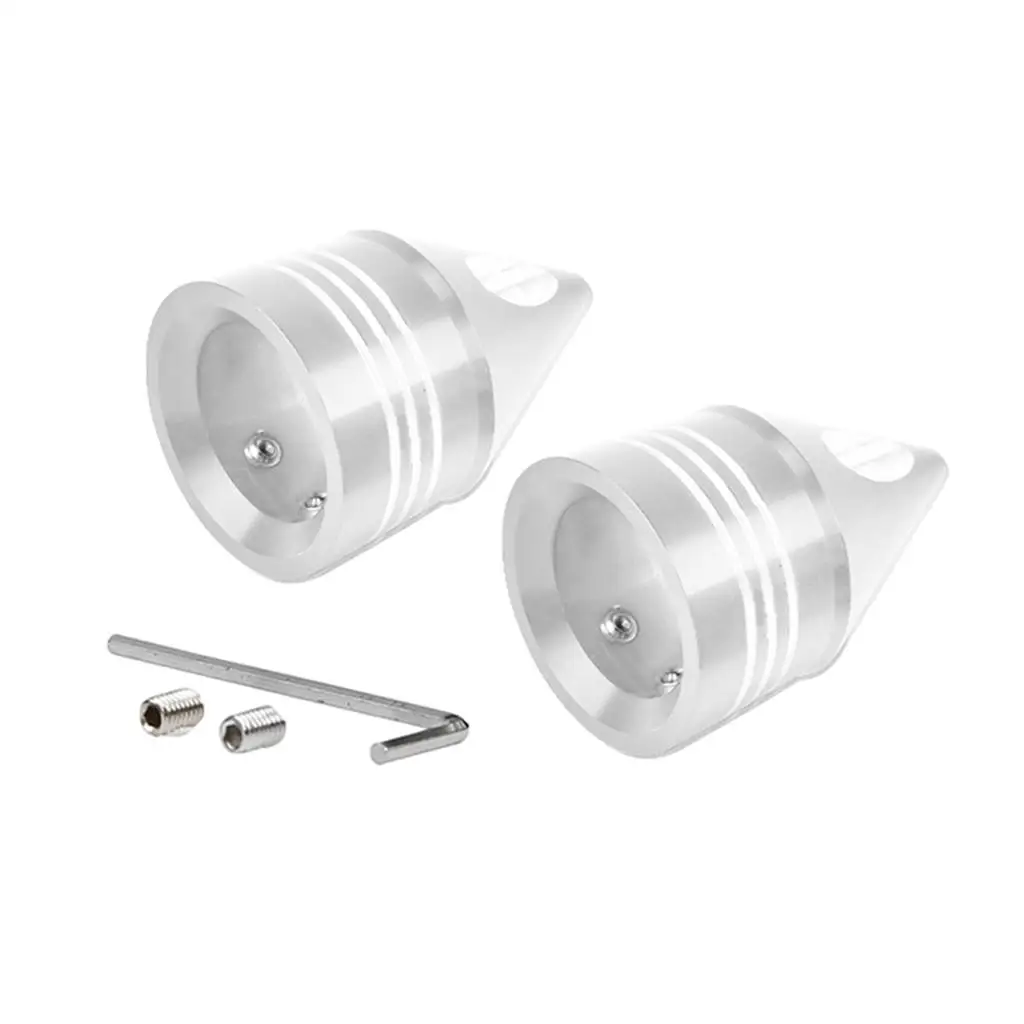 Chrome Front Axle Nut Cover   Pair for Touring