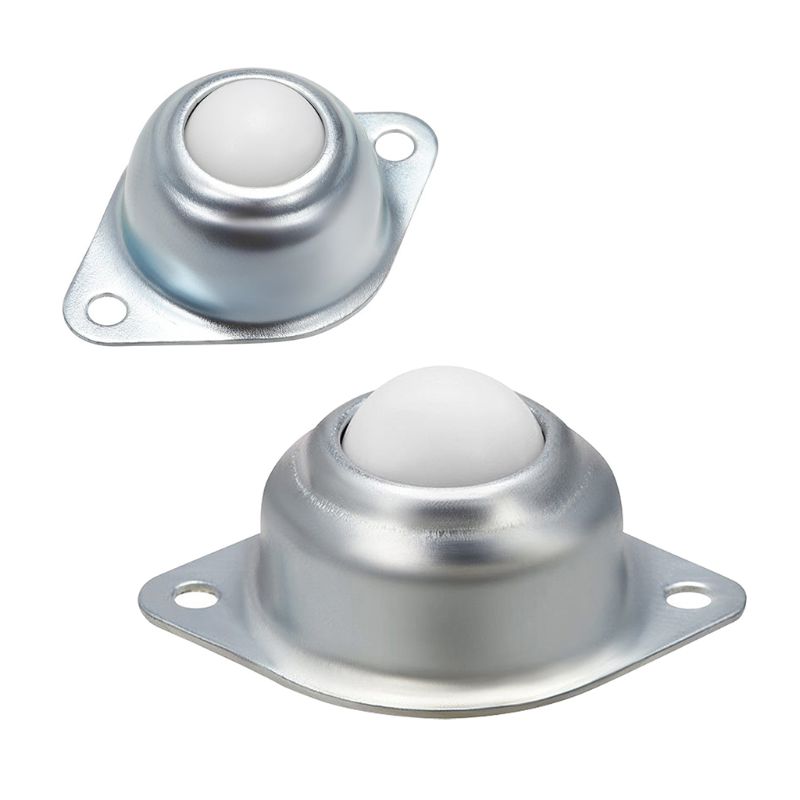 Description Picture 4 of item4 PCS Mini Swivel Casters Wheels Nylon Universal Wheels 360 Degree Rotatable Round Ball Pulley Storage Box Roller