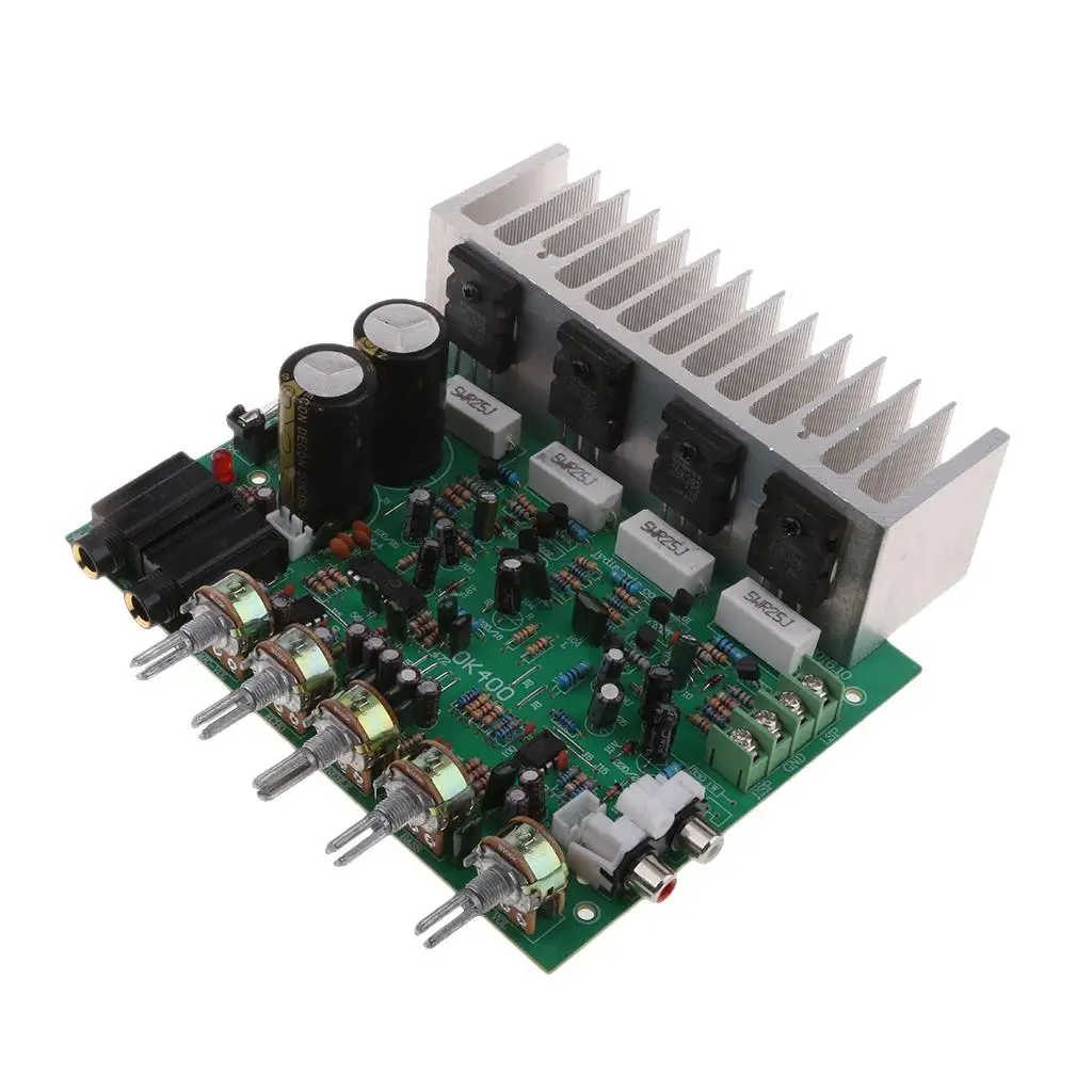 Audio Board HIFI Digital Reverb Power 400W Audio Preamp Rear Amplification With Control(400W)