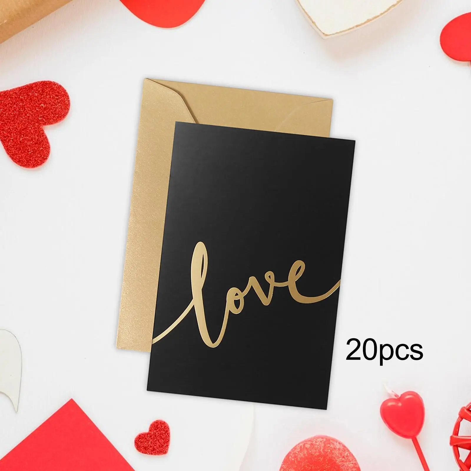 20Pcs Valentines Day Cards Retirement Card Birthday Card Holiday Card for Anniversary Party Fathers Day Festival Girlfriend