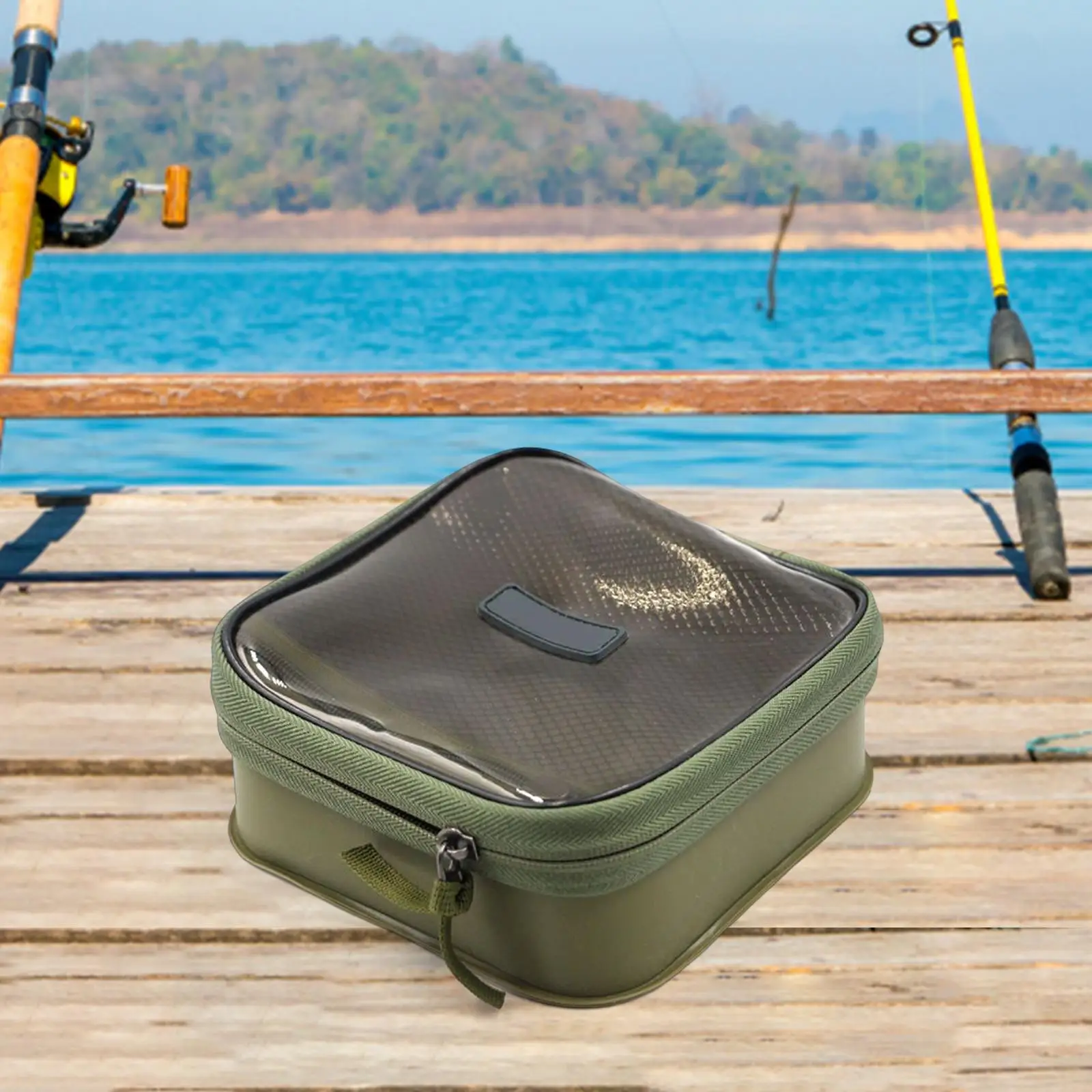 Water Resistant Fishing Reel Storage Bag for Raft Reels Fly Fishing Outdoor