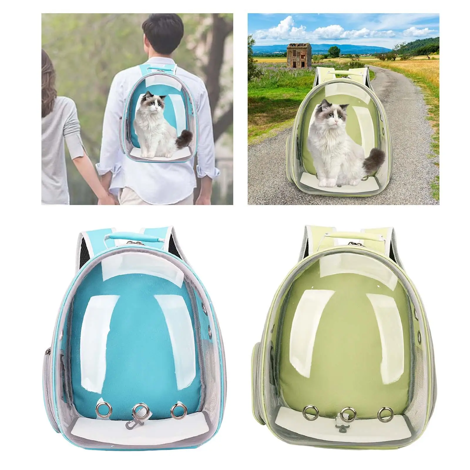 Cat Carrier Backpack Small Dog Backpack Carrier for Hiking Traveling Outdoor