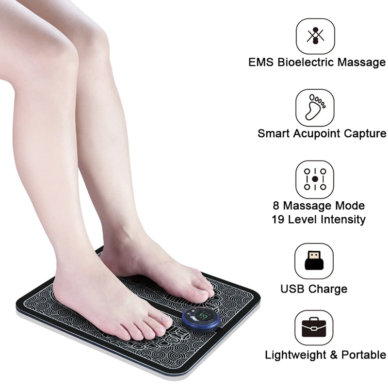 Best of Electric EMS Foot Massager Pad Portable Foldable Massage Mat Muscle Stimulation Improve Blood Circulation Relief Pain Relax Feet Reviews & Tips