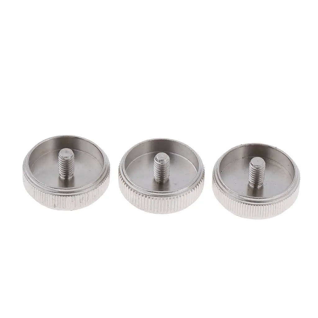 Euphonium Finger Buttons Repair Parts Set of 3 Brass Wind Instrumental