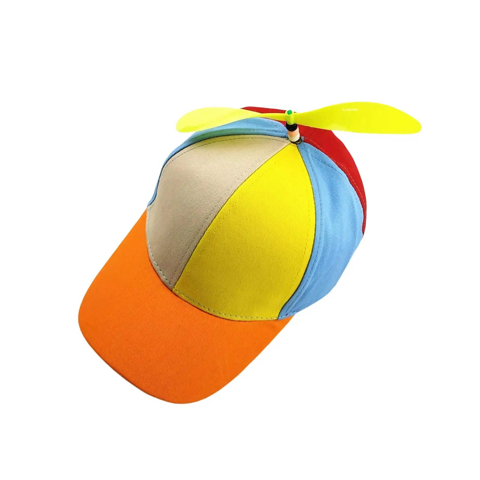 Funny Propeller Hat Colorful Novelty Breathable Baseball Cap Helicopter Caps for Costume Outdoor Casual Fancy Dress Kids