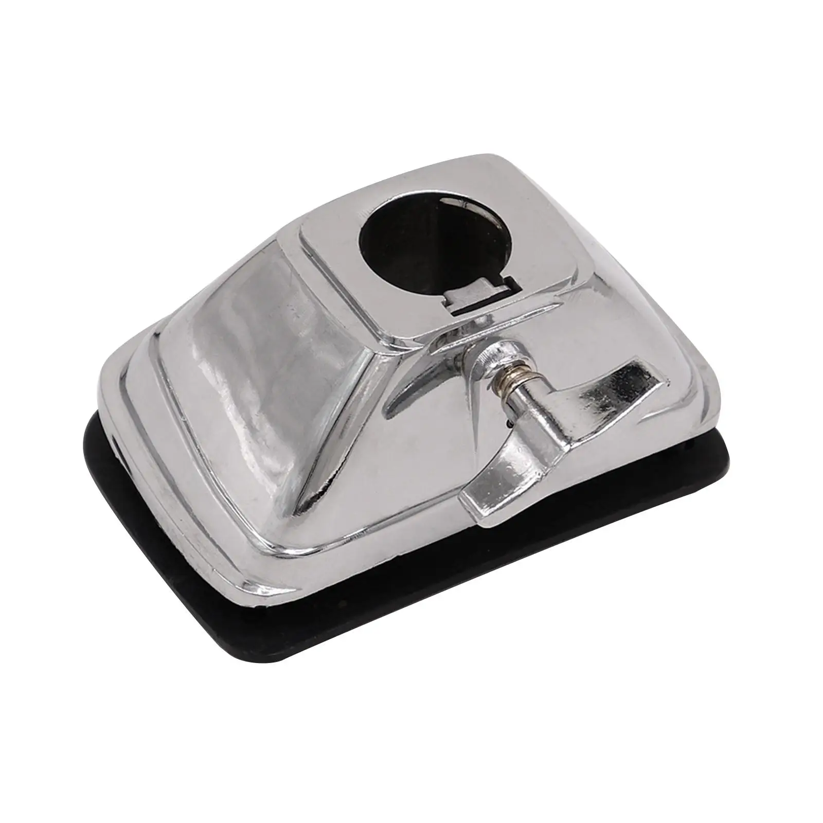 Drum Holder Base Plate Aluminum Alloy Drum Mount Bracket Base for Tom Drum Parts Easy Installation Sturdy Stable Performance