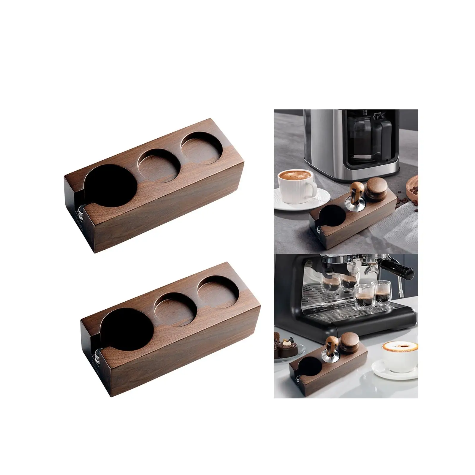 Coffee Filter Tamper Holder Manual Portable Non Slip Pads Espresso Tamper Mat for Espresso Bar Coffee Maker Fittings