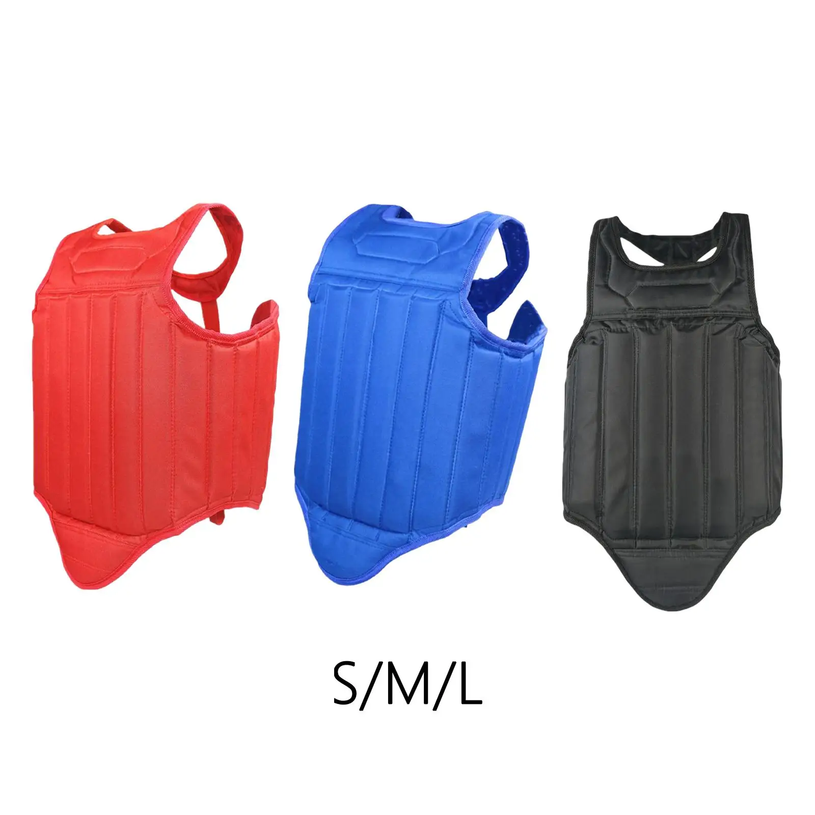 Unisex Karate Chest Guard Taekwondo Protector Rib Shield Armour Mma Body Protector for Sparring Training Boxing Accessories