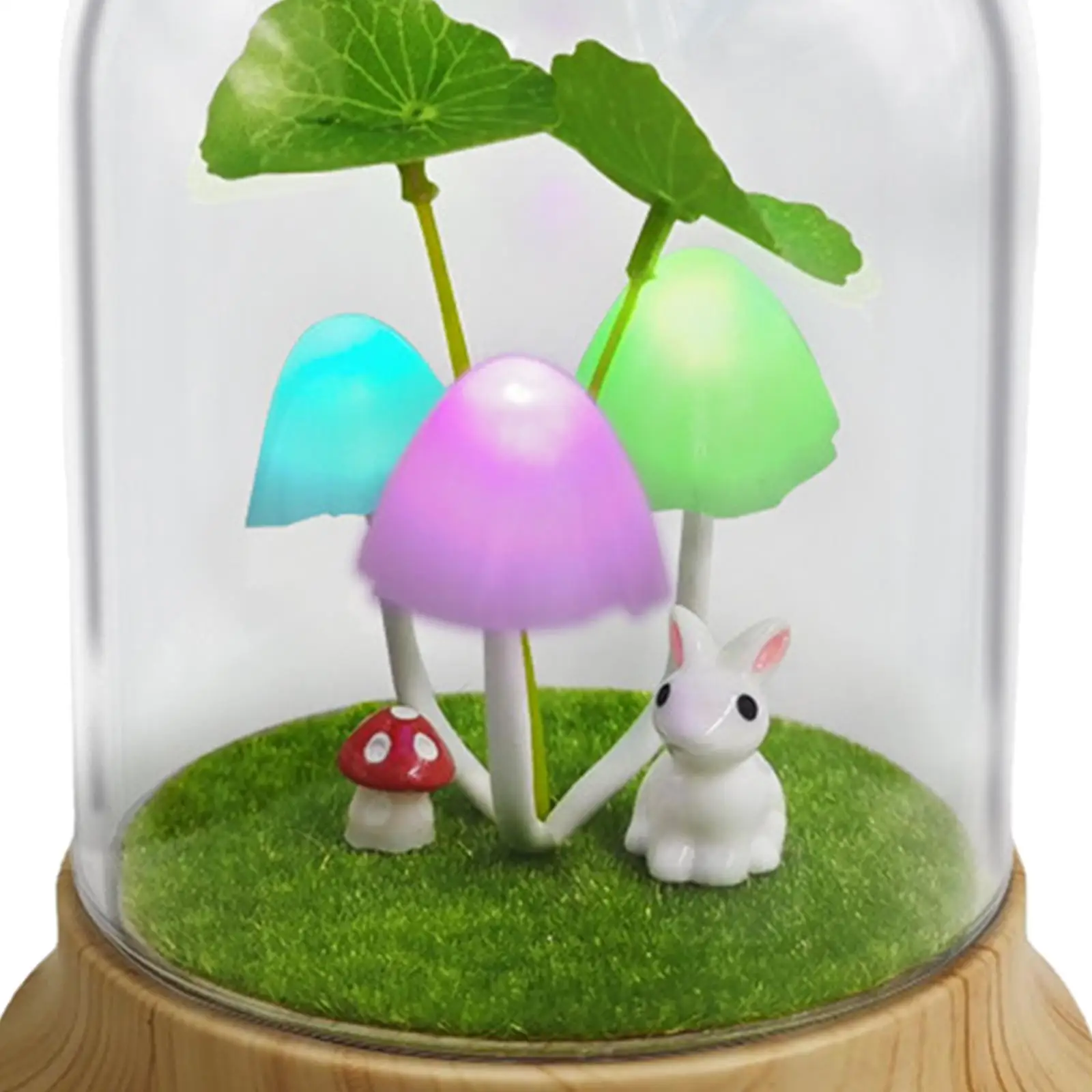 Mushroom Night Light Colorful Gradient Lights Bedside Ornament Atmosphere Lamp for Table Bedroom Cabinet Decor