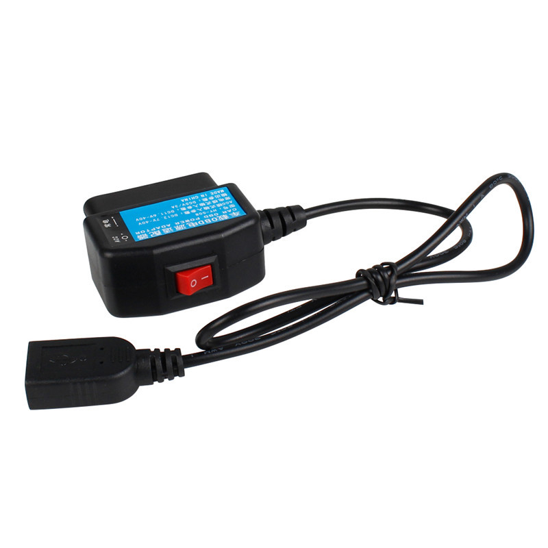 dados Cam, filmadora, veículo DVR, OBD Hardwire