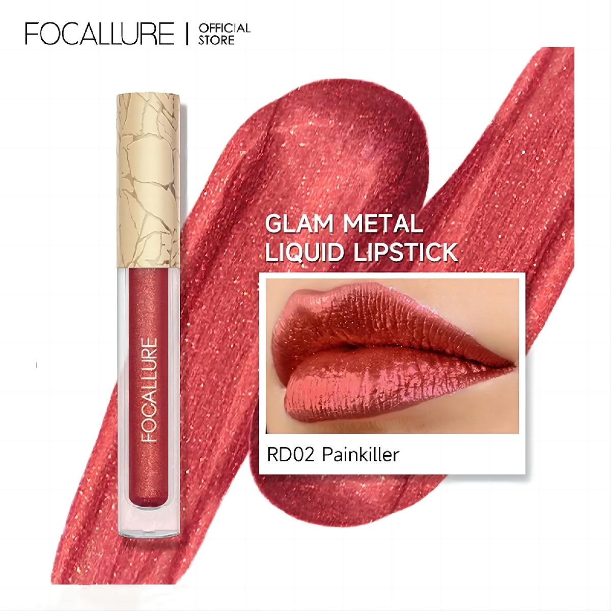 Best of FOCALLURE Diamond Glitter Lip Gloss Long Lasting 15 Colors Metal Matte Shiny Liquid Lipstick Charming Lip Blam Makeup Cosmetics Reviews & Tips