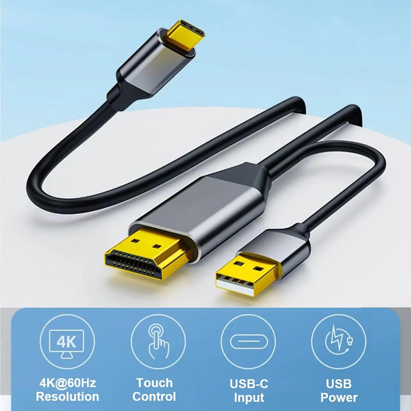 Кабель HDMI-USB с питанием USB, 1 м - купить от р. в rowser.ru