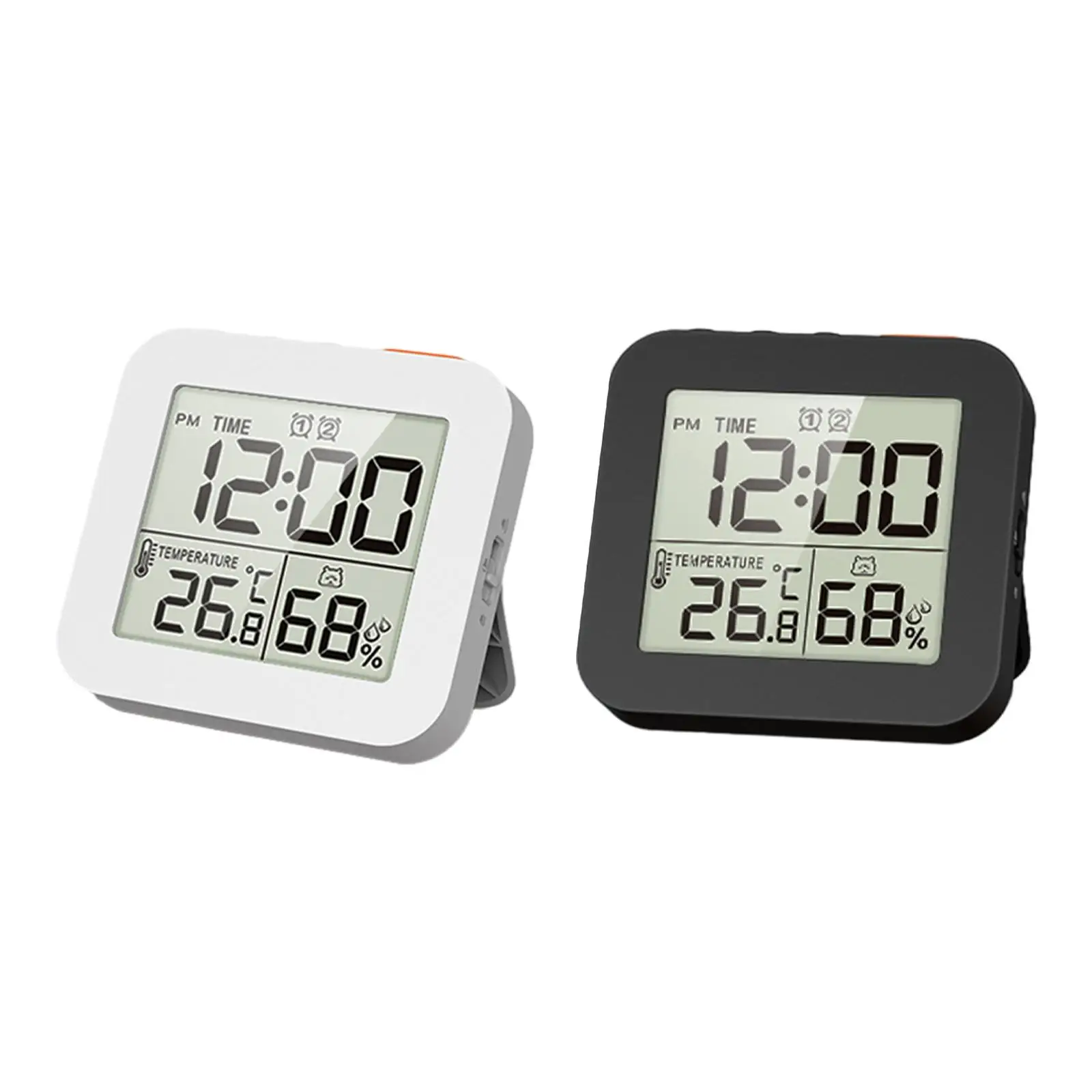 Kitchen Timer Clocks Large LCD Display Shower Timer Digital Shower Clock for Chef Business Professional Kids Shower