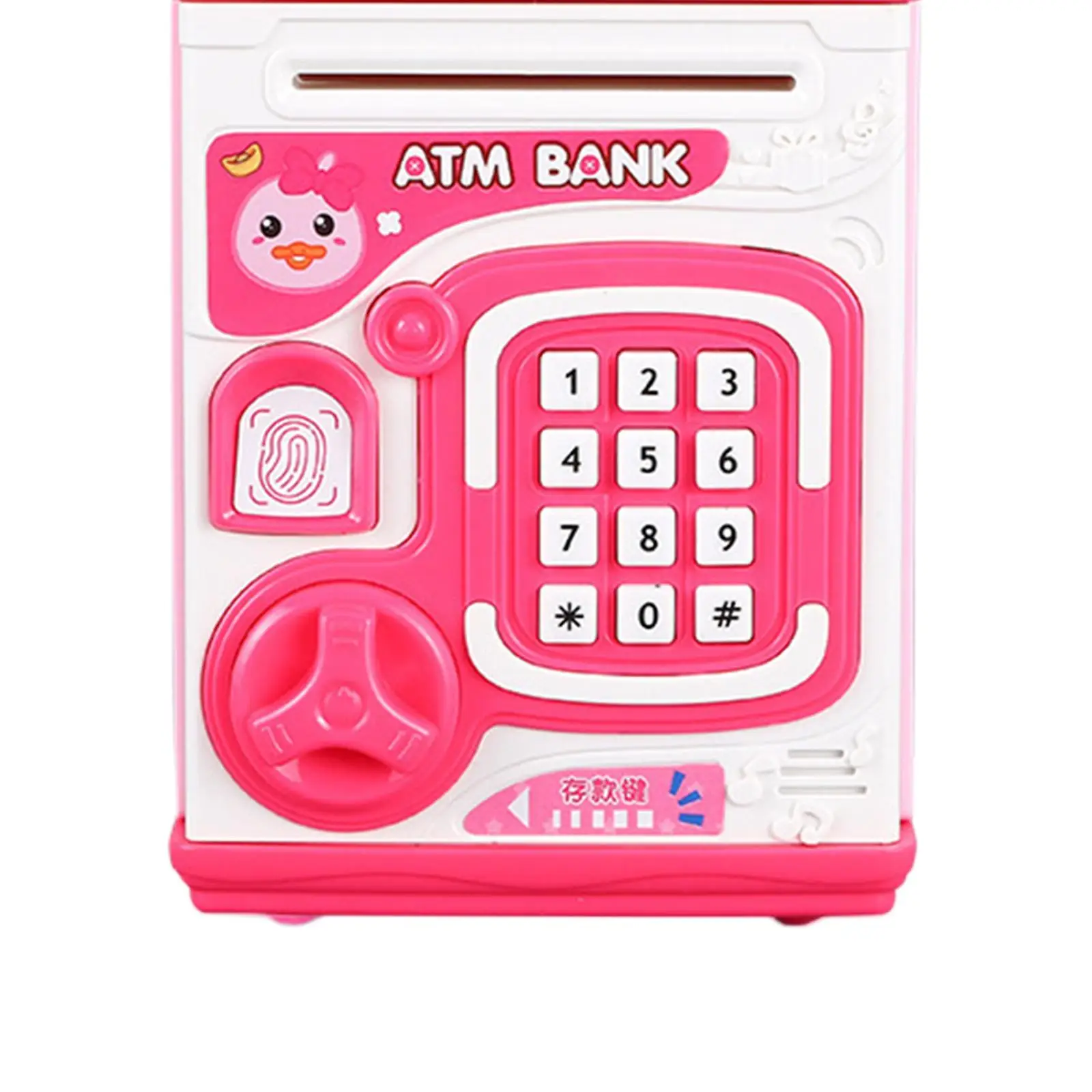 Electronic Piggy Bank Money Bank Auto Scroll Paper Dual Lock Boys Girls