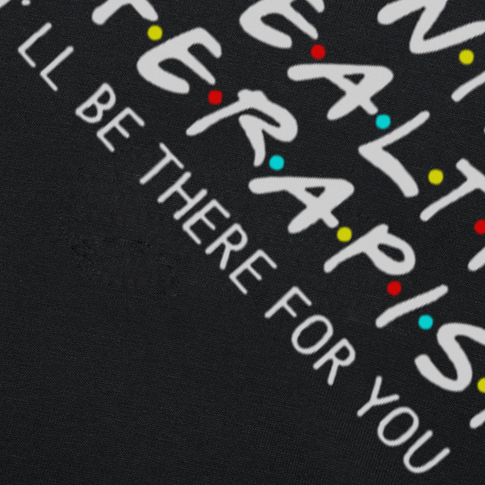 Casual Oansatz Männer T Shirt Psychologe Shirts Berater Geschenk Psychische Gesundheit T-shirt Psychische Gesundheit Therapeut Shirt – Detail 5