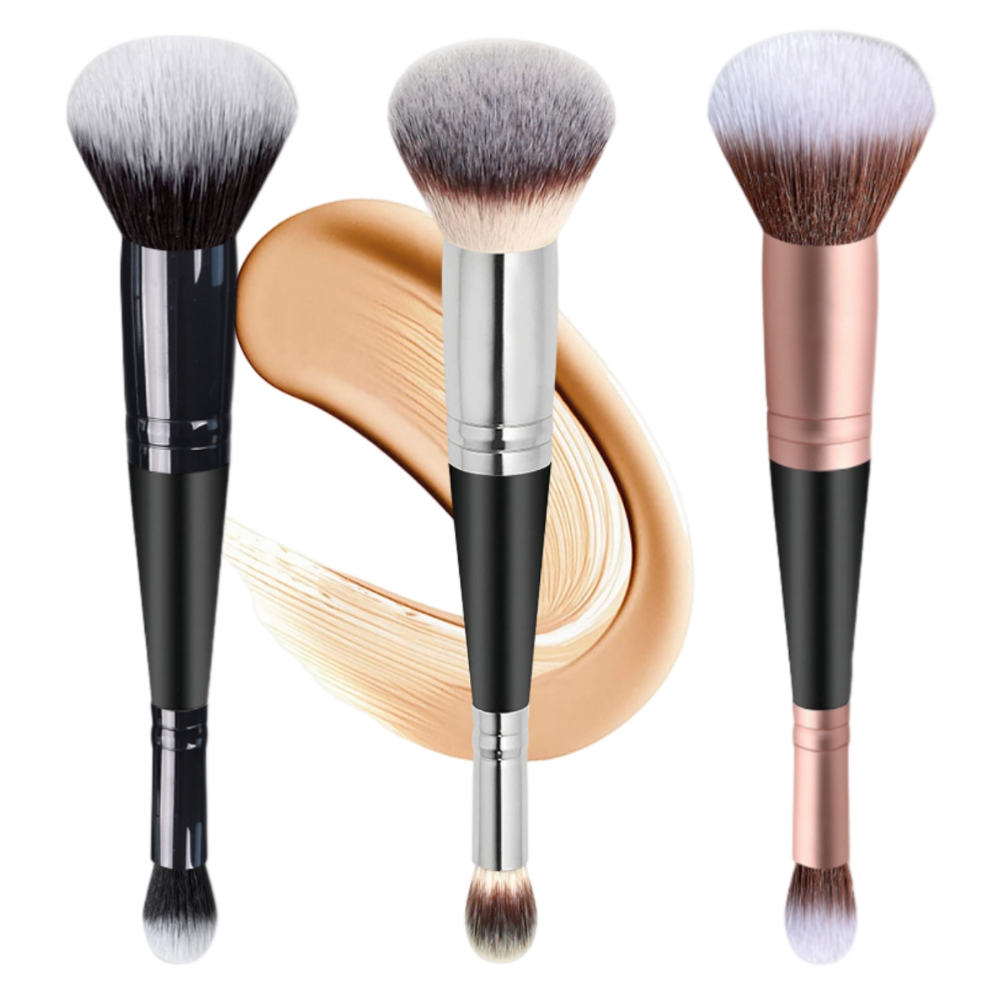 Best of Double Head Professional Makeup Brushes 2 In 1 Foundation Brush Concealer Highlighter Powder Blush Brush Beauty Make Up Tools Reviews & Tips