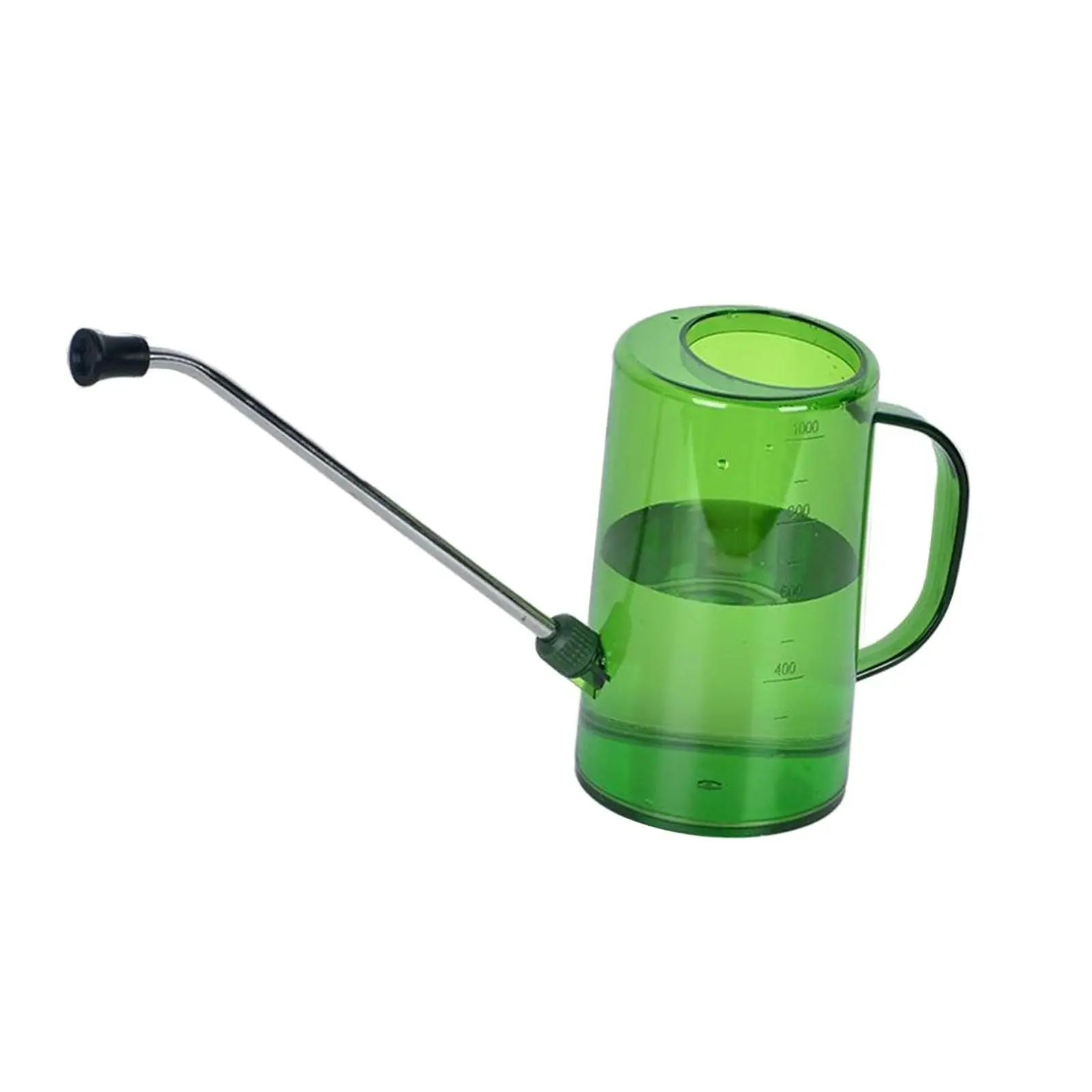 1000ml Long Spout Watering Pot with Detachable Spray Head Small Watering Can for Outdoor Garden Lawn Yard Flowers