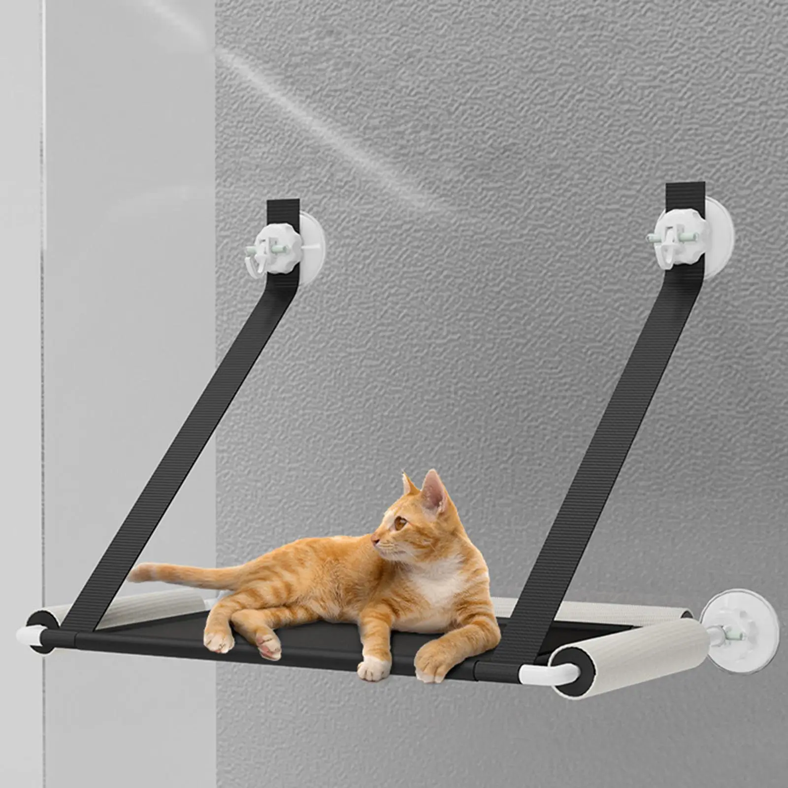 Cat Hammock, Window Mounted Durable Cat post for scratching for Indoor Cats Lounging