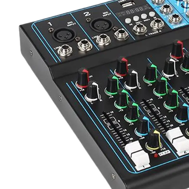 Erhvervelse Afrika glide DJ Mixer Board 4 Channel Portable Small Audio Mixer US 110V Lightweight  Multi Inputs and Outputs 3 Stage Equalization Regulate - AliExpress