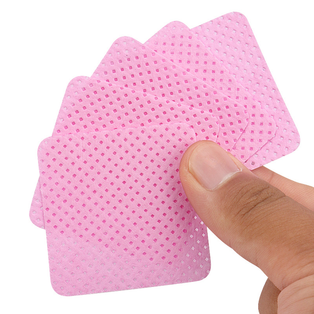 Description Picture 3 of item300/1000pcs Nail Cotton Pads Lint Free Gel Nail Polish Remover Wipes Extension Glue Cleaning Pads Lint Free Finishing Wipe