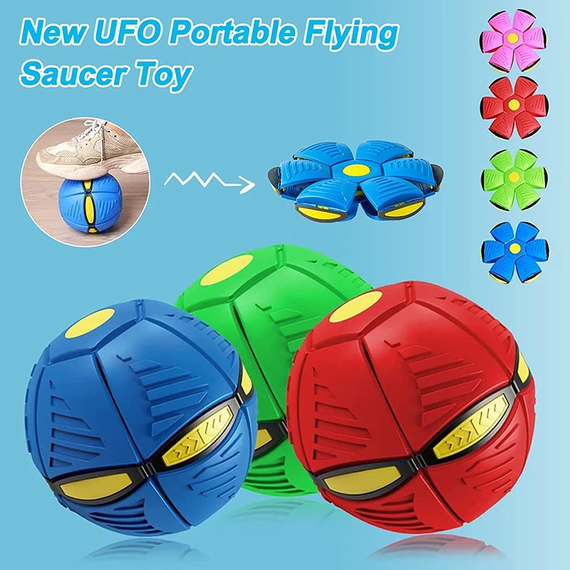 Fying Saucer Ball Dog Toy