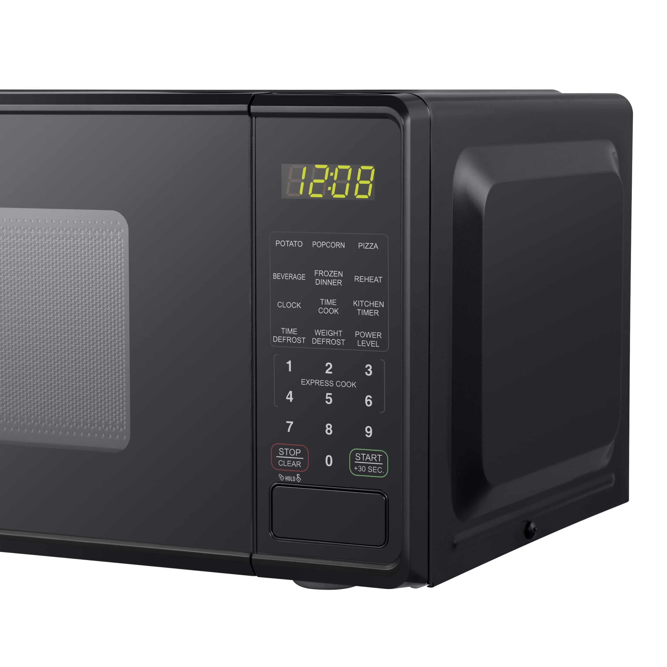 Title 4, Mainstays 0.7 cu. ft. Countertop Microwave Oven...